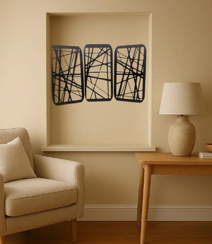 3 Piece Abstract artwork